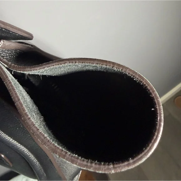 Celine Mini Luggage Drummed Leather Black Tote - Picture 5 of 16